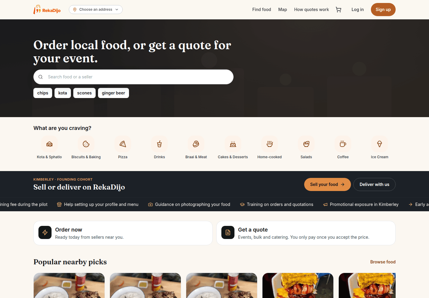 RekaDijo — Food Ordering & Quotations Platform